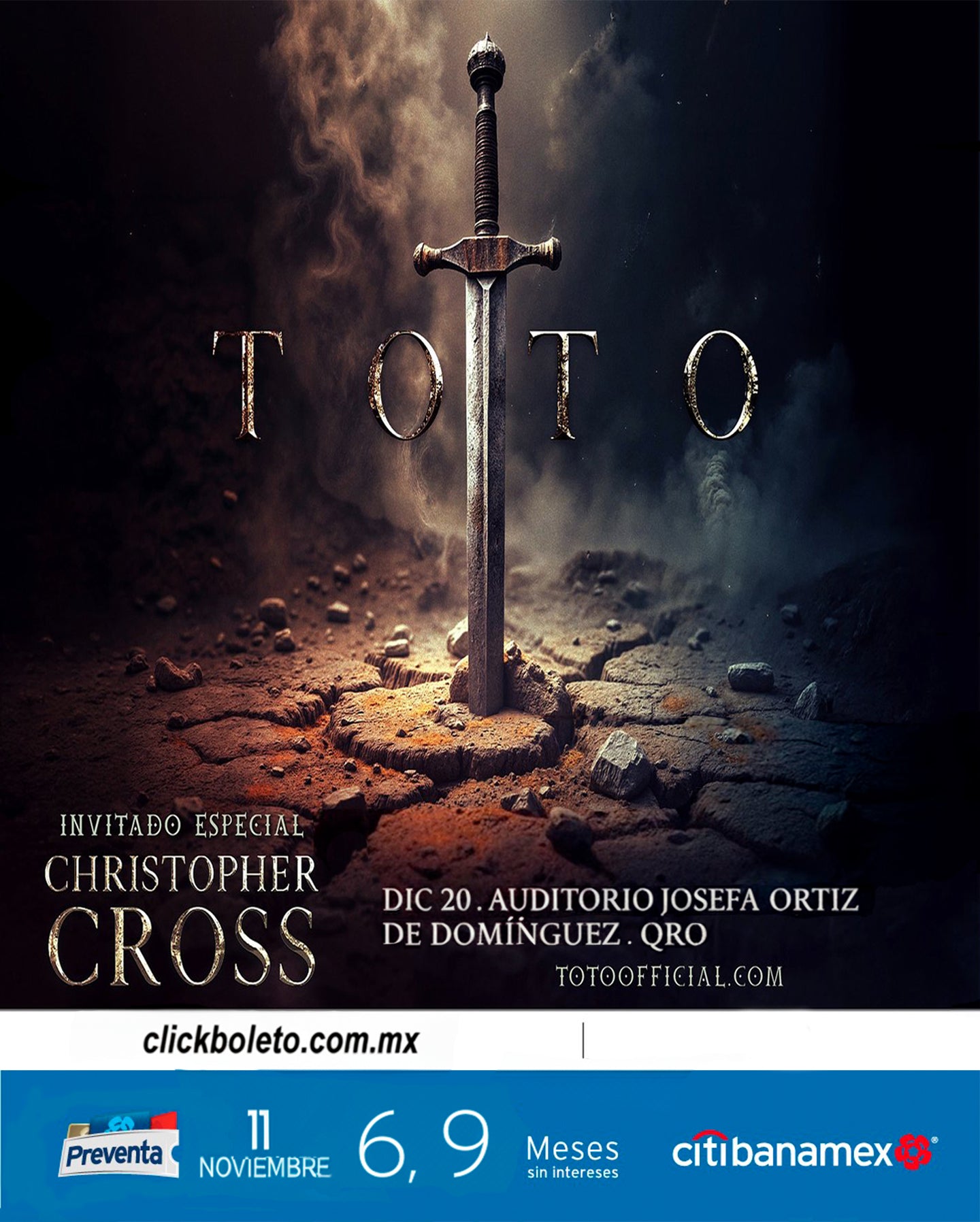 TOTO - TOUR DEL 45º ANIVERSARIO 2025 - QUERÉTARO