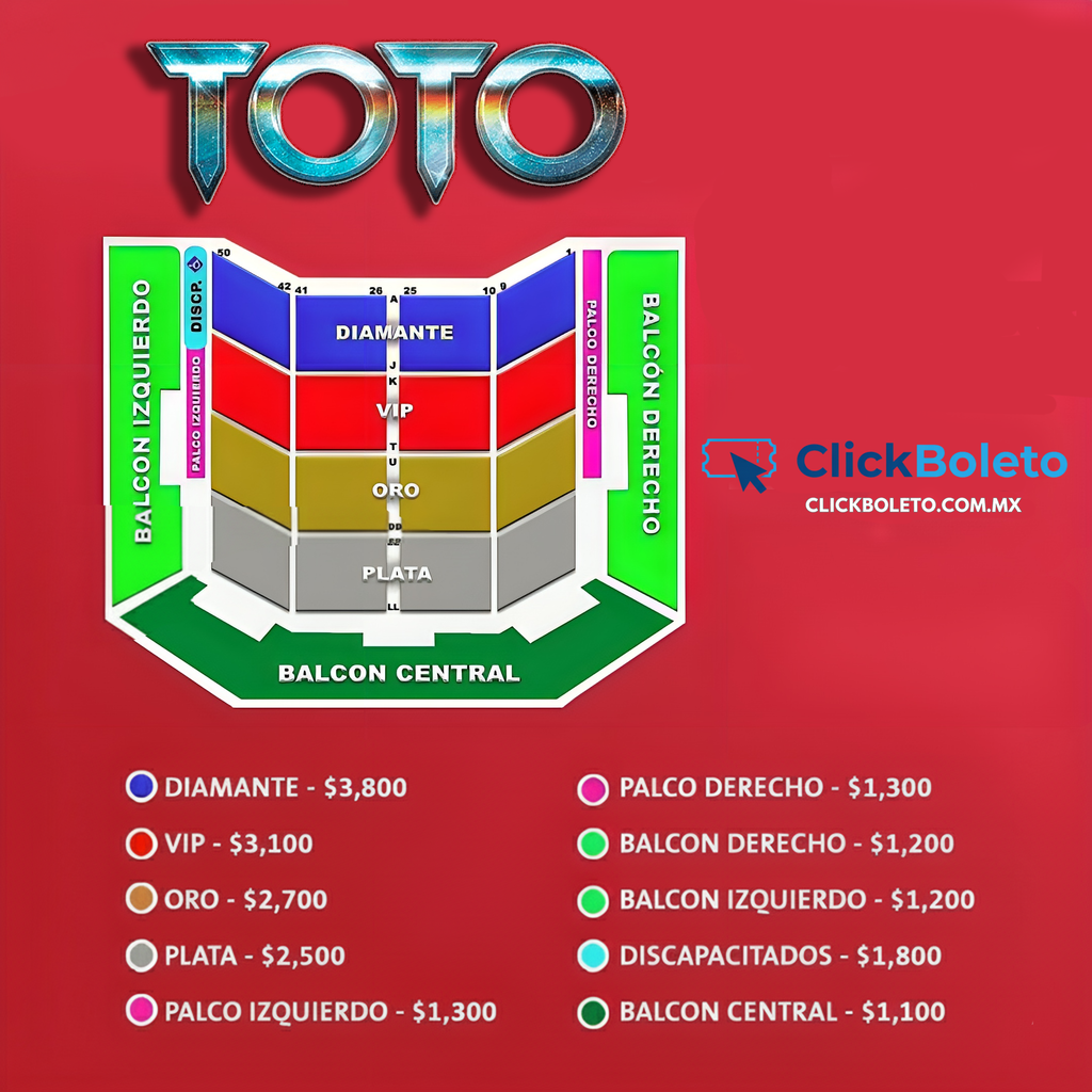 TOTO - TOUR DEL 45º ANIVERSARIO 2025 - QUERÉTARO